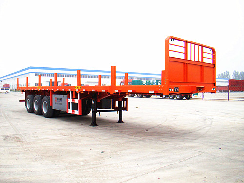 FLAT BED SEMI TRAILER WITH STAKES